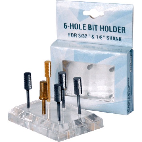 [PORTE-FRAISE6] Plexiglas burs holder 6-holes