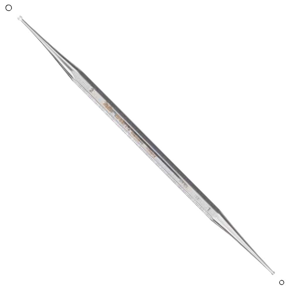 [140-58/1-2] MILTEX® Curette excavatrice double trouée (1-2 mm)