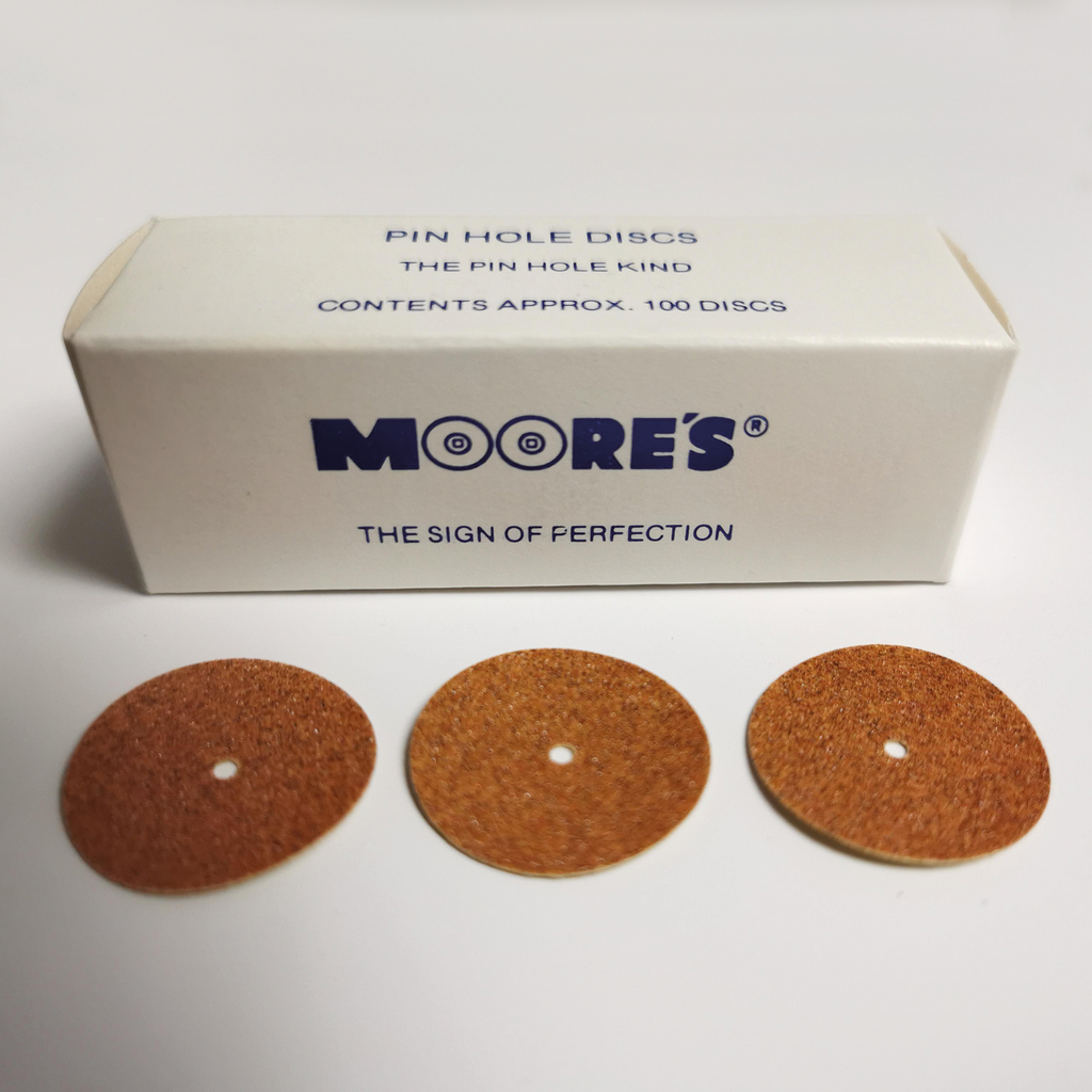 [21652] MOORE'S (50) Disque Garnet "Pin Hole" fin 7/8*