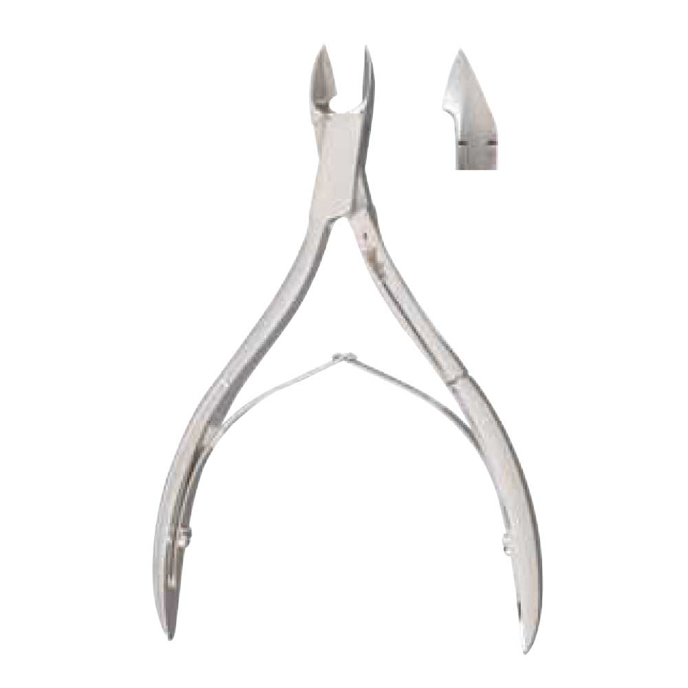 [140-250-SS] MILTEX® Chrome Tissue and Cuticle Nipper (4½'') Convex 