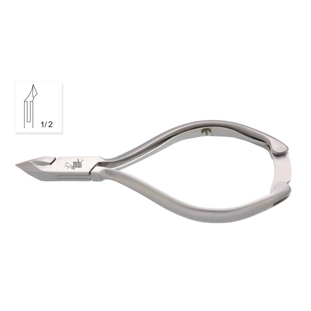 [1MBI-121] MBI® Nail & cuticle nipper w/ simple spring 4''